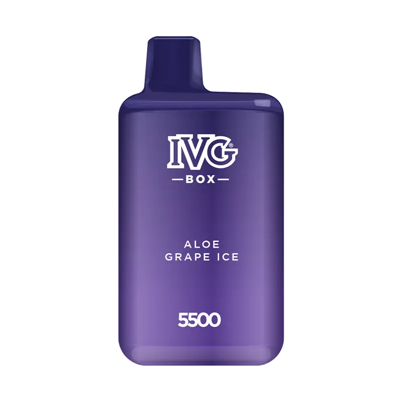 Aloe Grape Ice Box Bar Disposable Vape by IVG