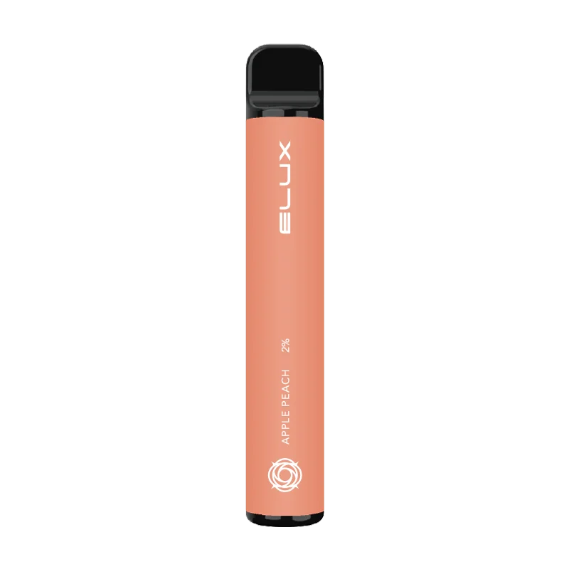 Apple Peach Elux Bar 600 Disposable Vape by Elux