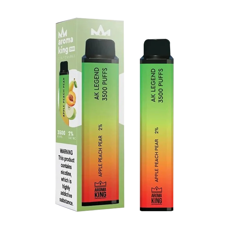 Apple Peach Pear Legend 3500 Disposable Vape by Aroma King