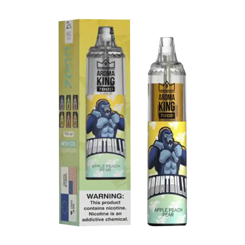 Apple Peach Pear Tornado 7000 Disposable Vape by Aroma King