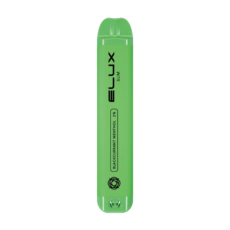 Blackcurrant Menthol Slim Disposable Vape by Elux