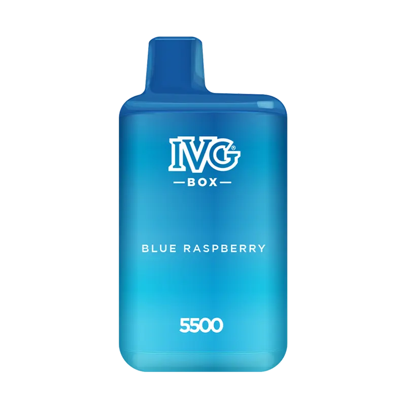 Blue Raspberry Box Bar Disposable Vape by IVG