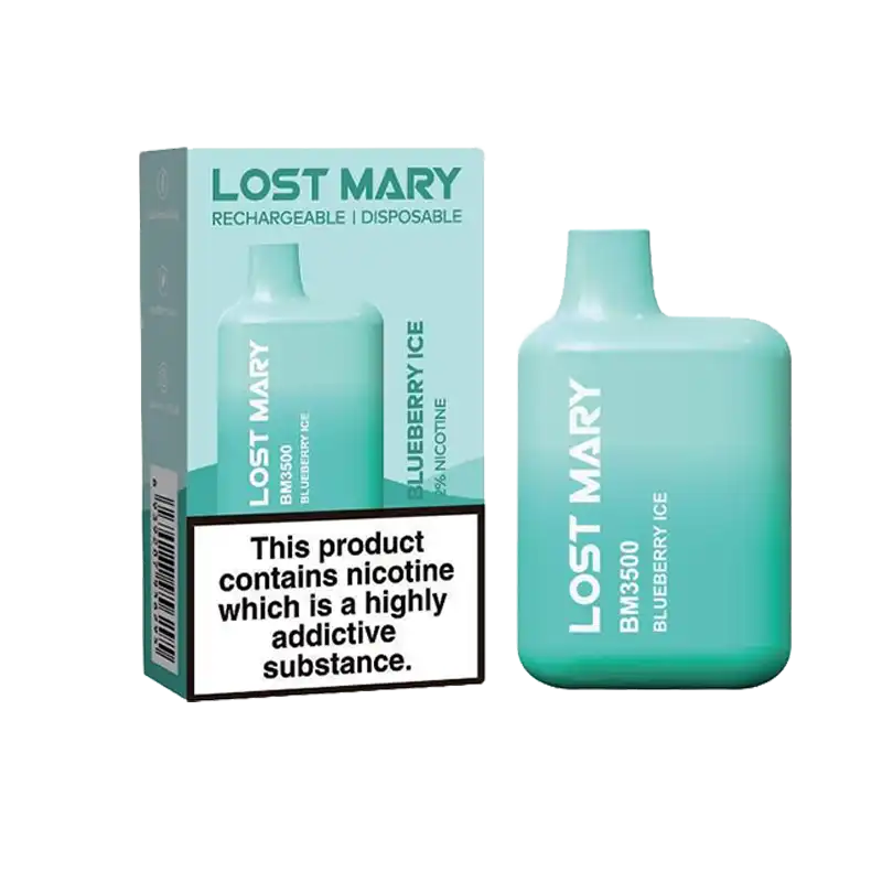 Blueberry Ice Lost Mary BM3500 Disposable Vape by Elf Bar