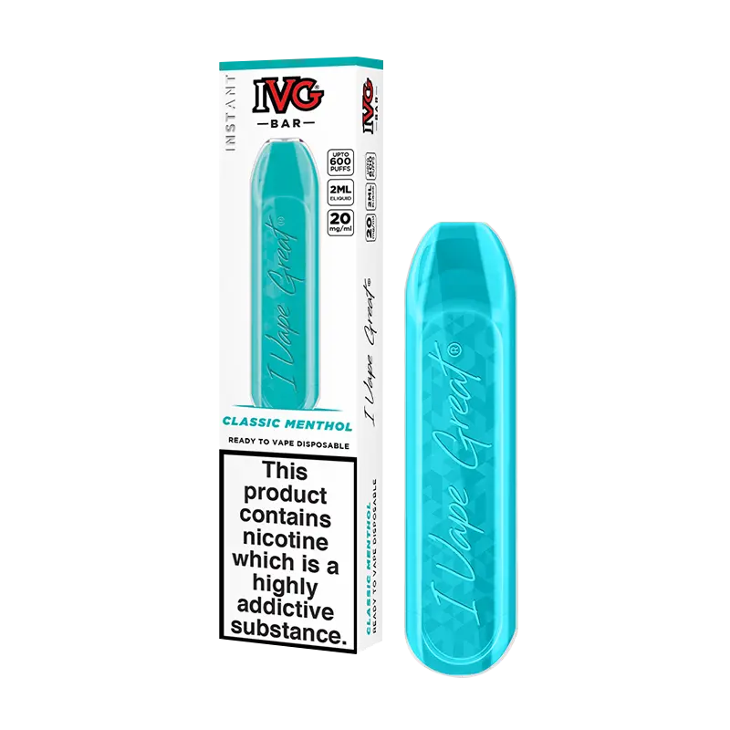 Classic Menthol IVG Bar Disposable Vape Device