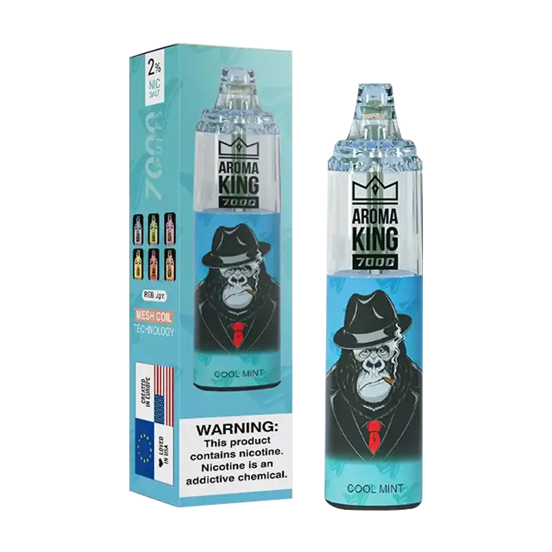 Cool Mint Tornado 7000 Disposable Vape by Aroma King