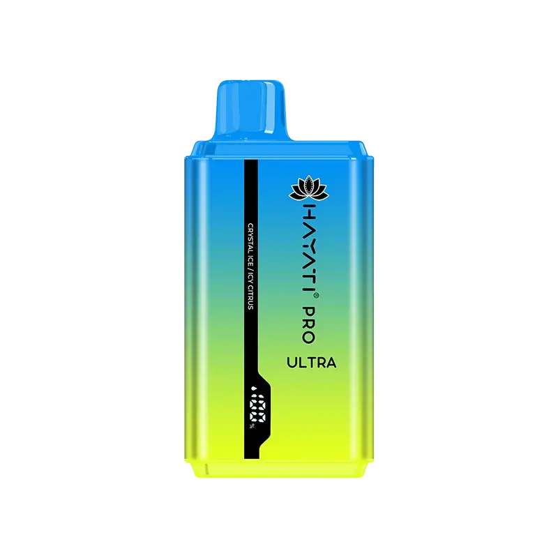 Crystal Ice   Icy Citrus Hayati Pro Ultra Dispsoable Vape   0mg