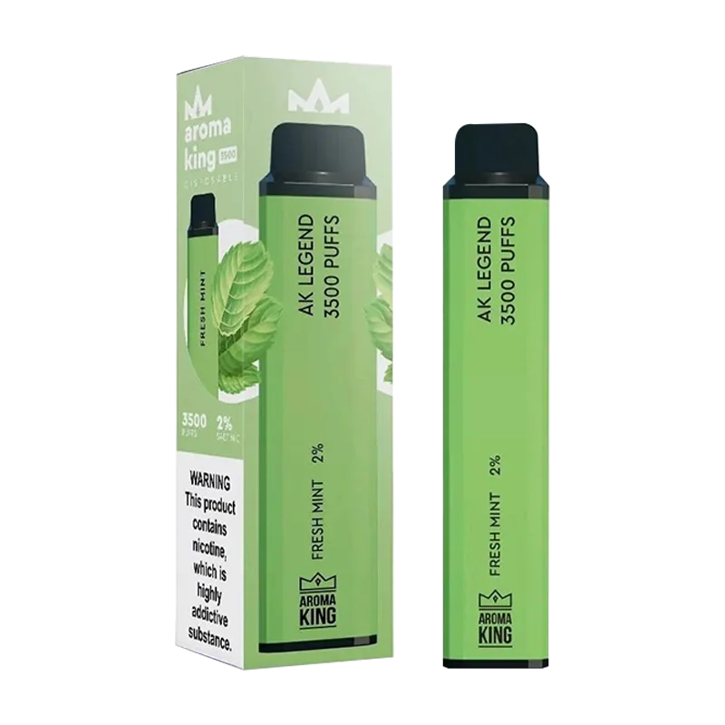 Fresh Mint Legend 3500 Disposable Vape  by Aroma King