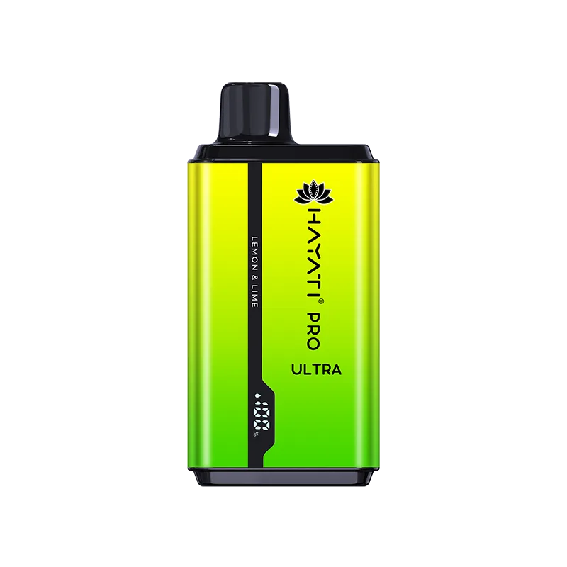 Lemon   Lime Hayati Pro Ultra Dispsoable Vape   0mg