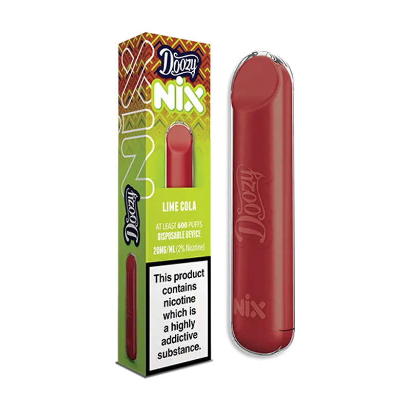 Lime Cola Doozy Nix 0mg Disposable Vape by Doozy Vapes