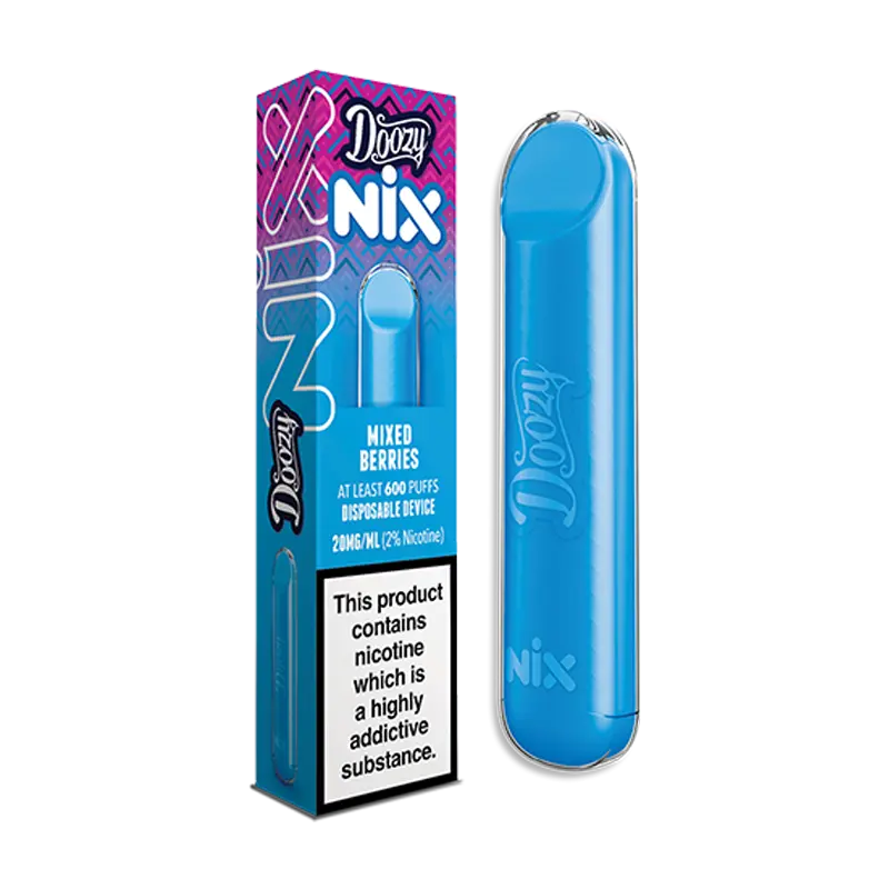 Mixed Berries Doozy Nix 0mg Disposable Vape by Doozy Vapes