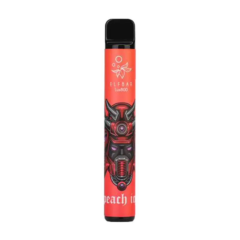 Peach Ice Elf Bar Lux 800 Disposable Vape Device