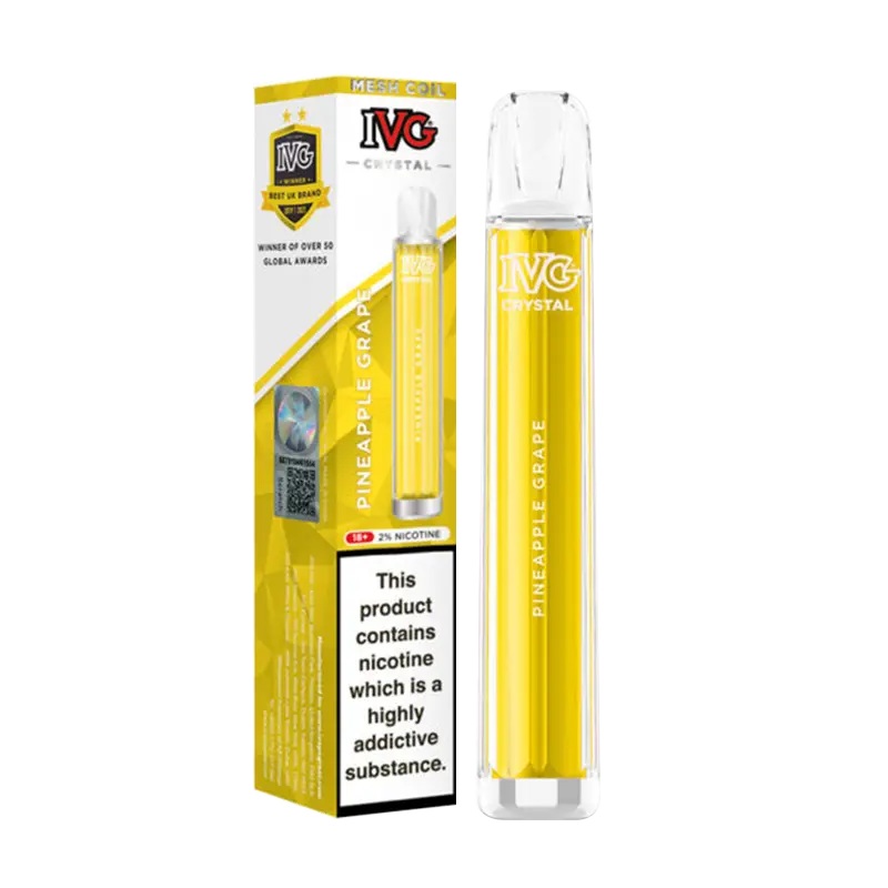 Pineapple Grape Crystal Bar Disposable Vape by IVG