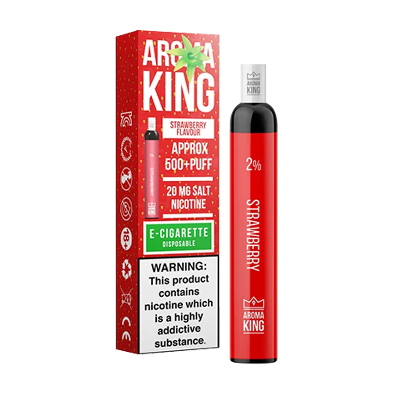 Strawberry Aroma King Regular Disposable Vape