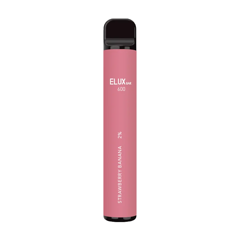 Strawberry Banana Elux Bar 600 Disposable Vape by Elux