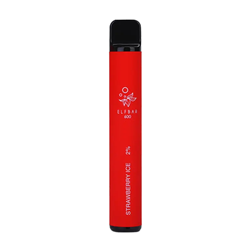 Strawberry Ice Elf Bar 600 Disposable Vape