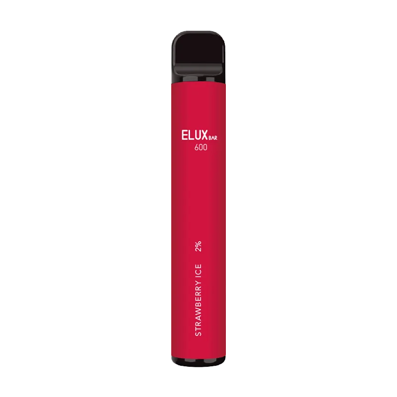 Strawberry Ice Elux Bar 600 Disposable Vape by Elux