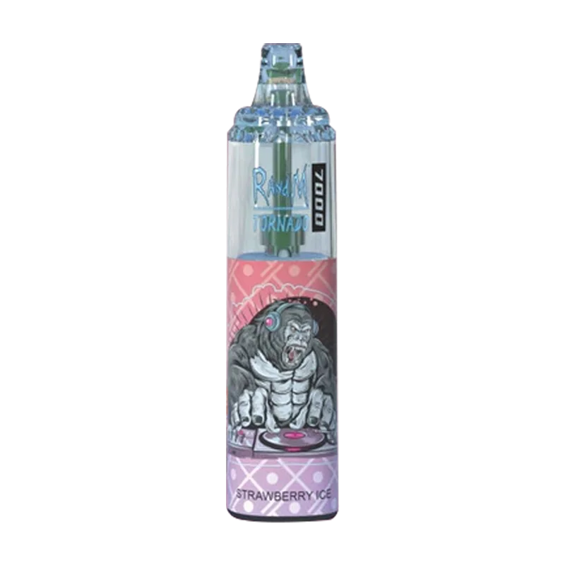 Strawberry Ice R and M Tornado 7000 Disposable Pod Device