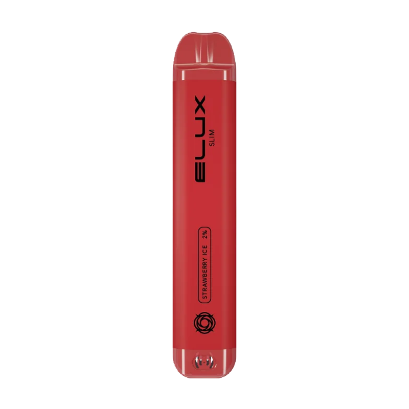 Strawberry Ice Slim Disposable Vape by Elux