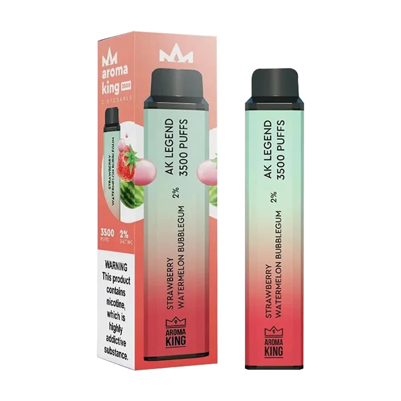 Strawberry Watermelon Bubblegum Legend 3500 Disposable Vape  by Aroma King