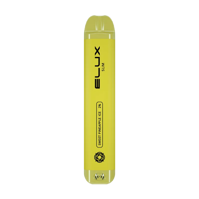 Sweet Pineapple Ice Slim Disposable Vape by Elux