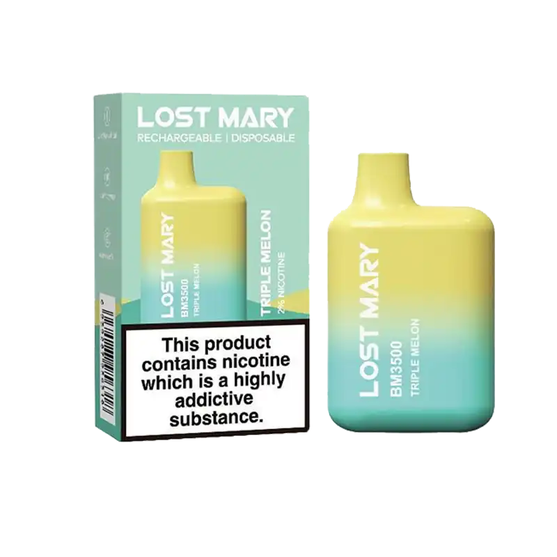 Triple Melon Lost Mary BM3500 Disposable Vape by Elf Bar