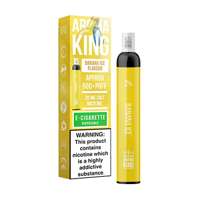 Product Variant Image Of Banana Ice Aroma King Regular Disposable Vape