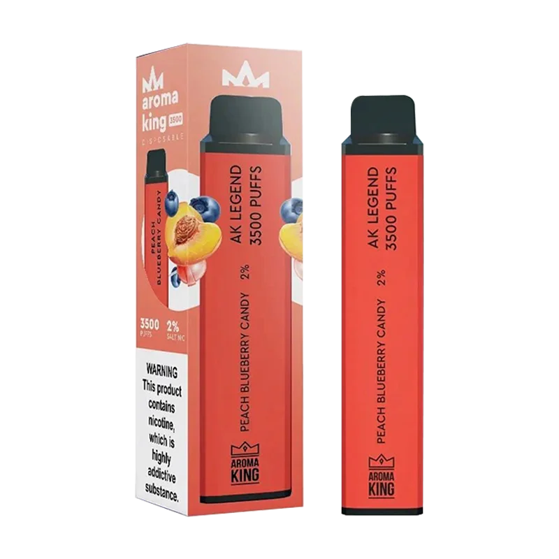 Product Variant Image Of Peach Blueberry Candy Legend 3500 Disposable Vape  by Aroma King