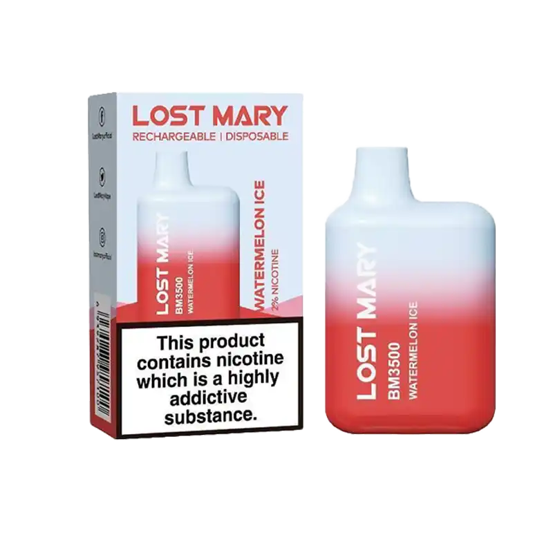 Product Variant Image Of Watermelon Ice Lost Mary BM3500 Disposable Vape by Elf Bar