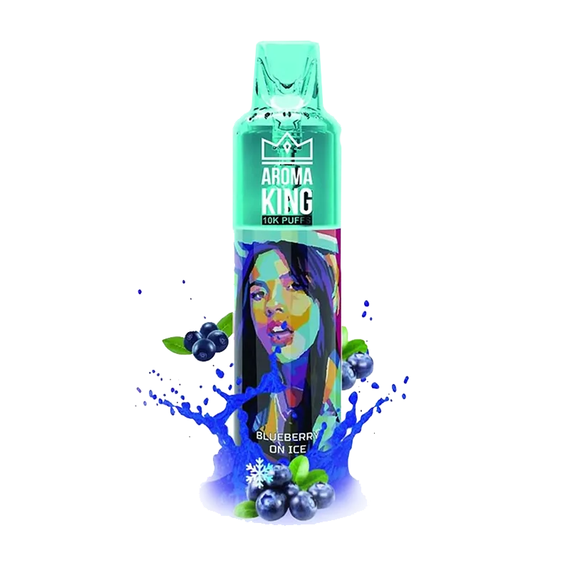 Product Image Of Blueberry on Ice Aroma King 10000 Disposable Vape 