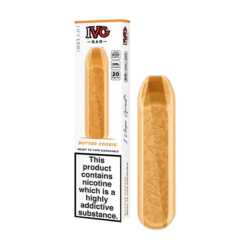 Product Image Of Butter Cookie IVG Bar Disposable Vape Device